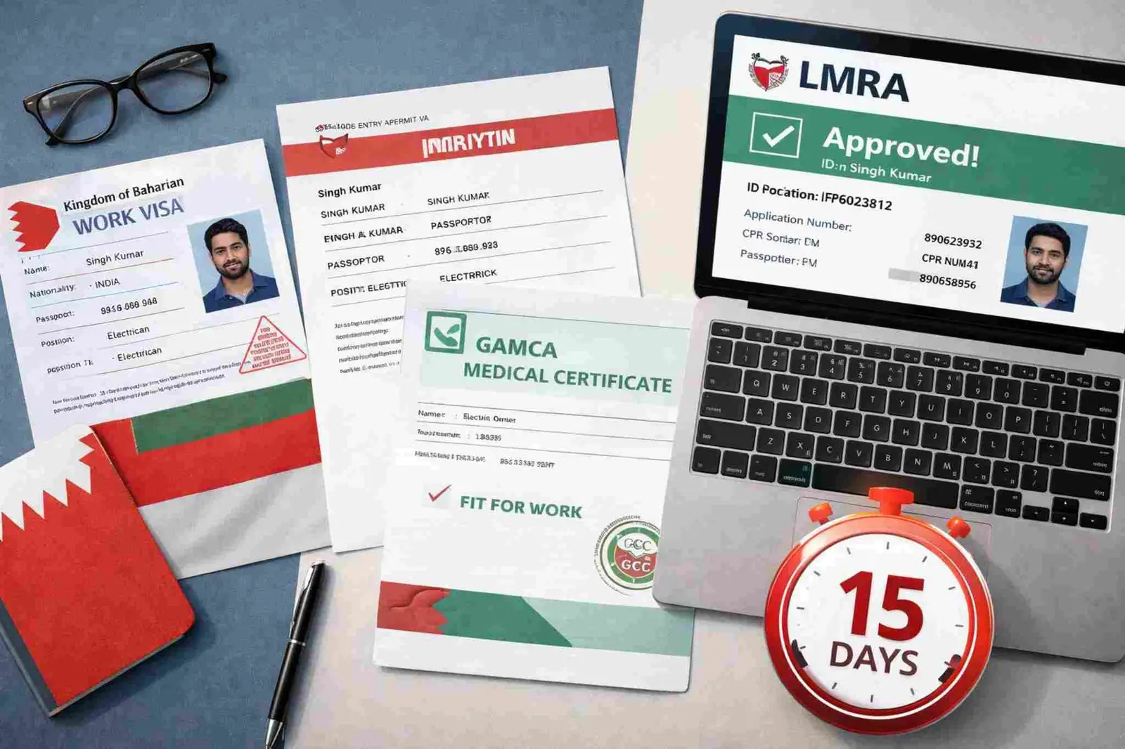 LMRA express processing for Bahrain deployment
