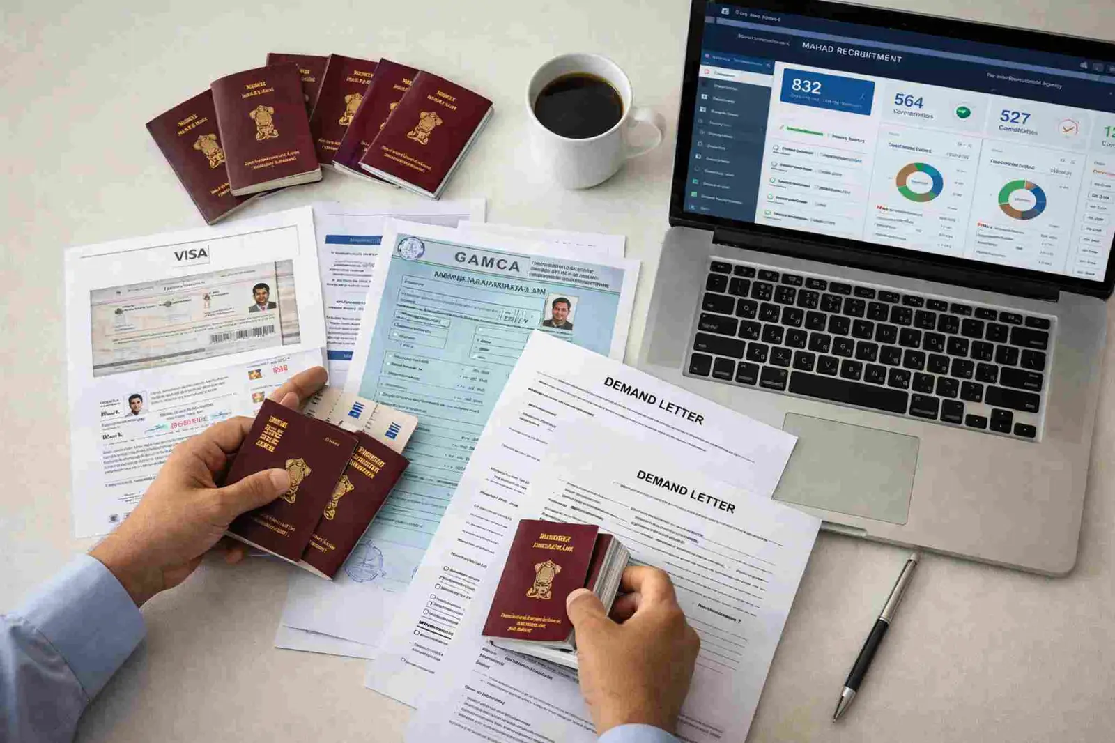 Fast visa and document processing for GCC deployment