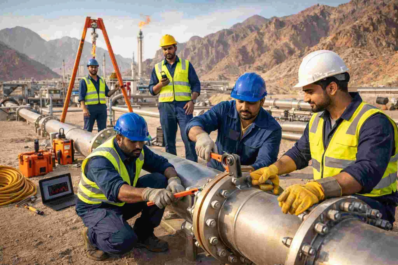 Rapid worker deployment to Oman projects