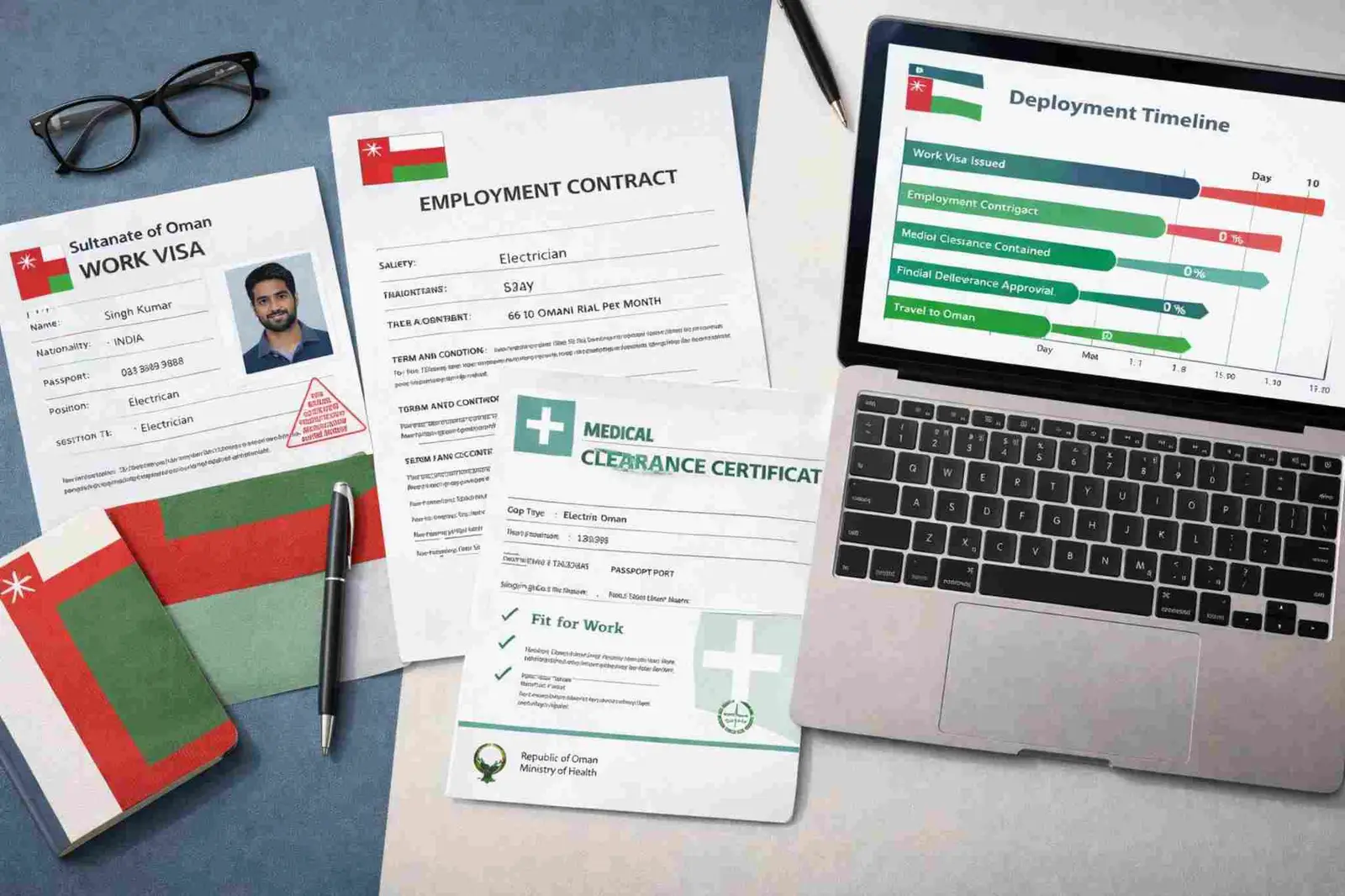 MOL Oman express visa processing