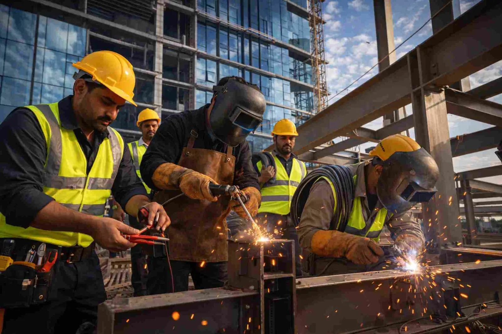 Workers being deployed to Saudi Arabia construction site