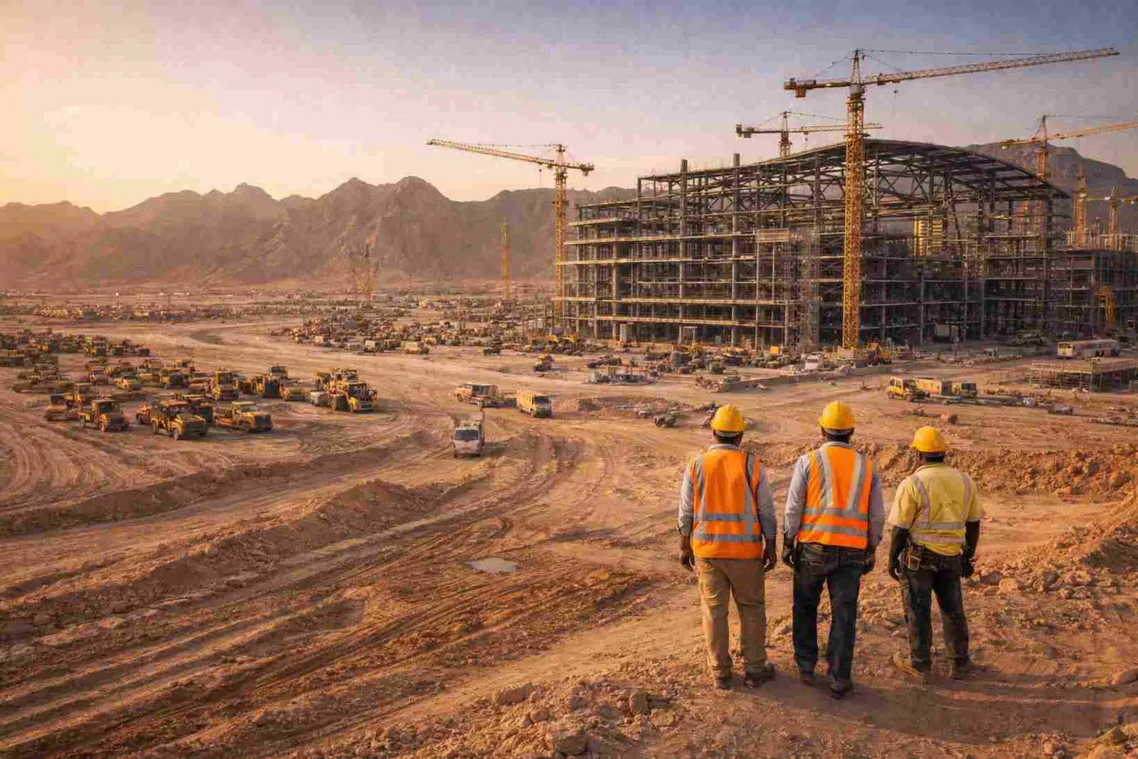 NEOM mega project construction Saudi Arabia