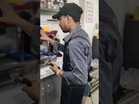 Professional Barista Latte Art